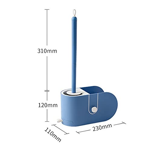Wall-Mounted Silicone Toilet Brush