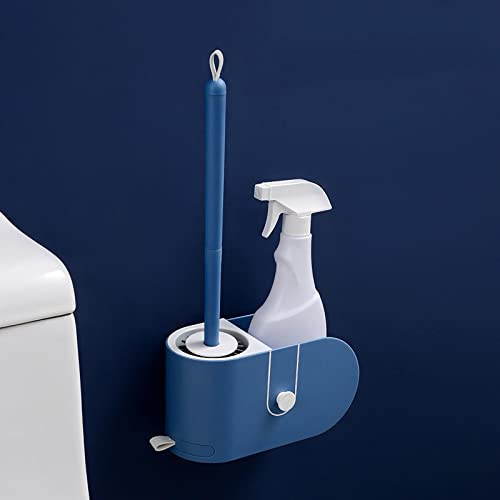 Wall-Mounted Silicone Toilet Brush