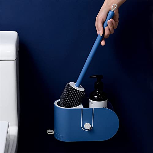 Wall-Mounted Silicone Toilet Brush