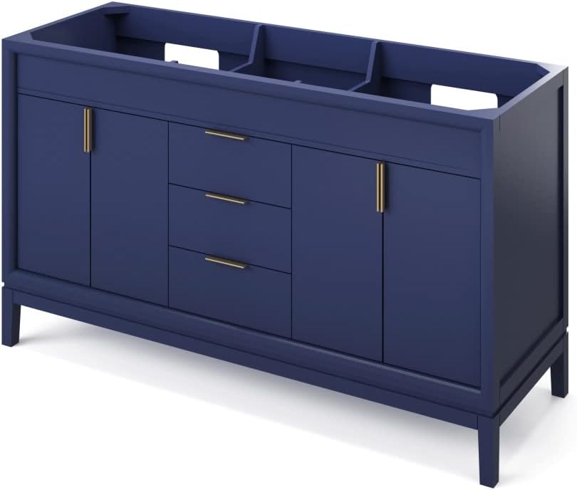 60" Grey Double Vanity