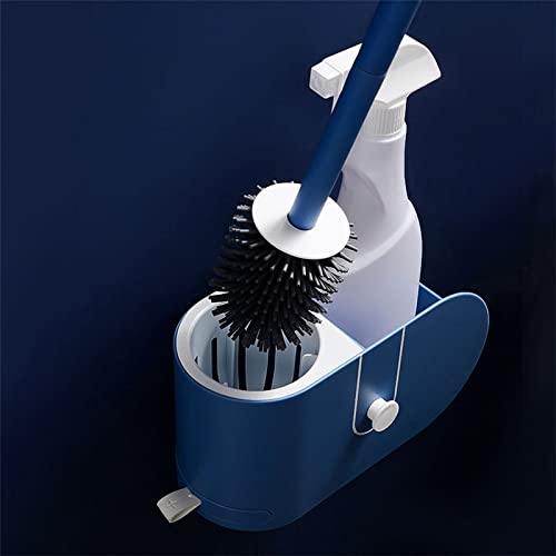 Wall-Mounted Silicone Toilet Brush