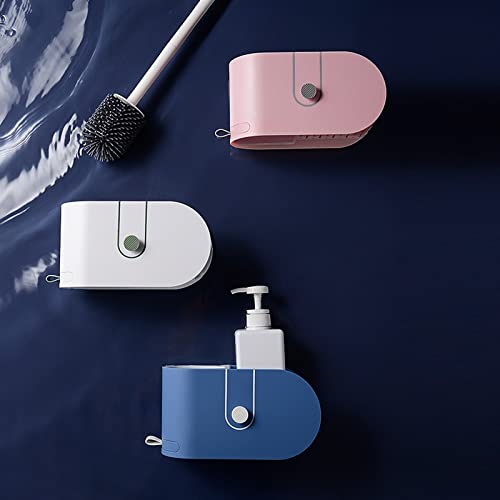Wall-Mounted Silicone Toilet Brush