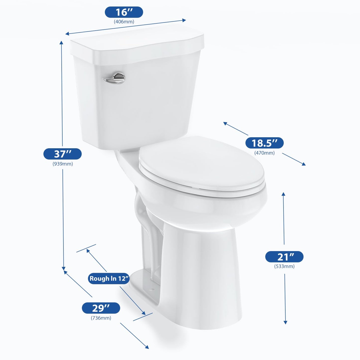 2-Piece ADA Toilet – 1.28 GPF
