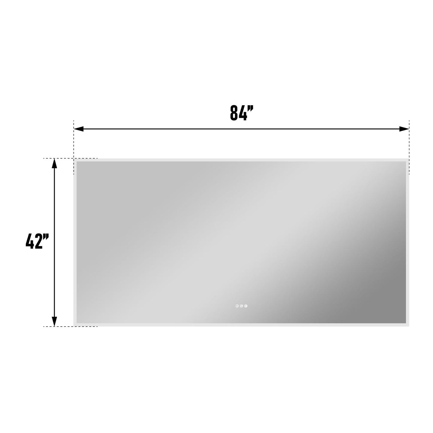 WELLFOR LED Mirror – Anti-Fog