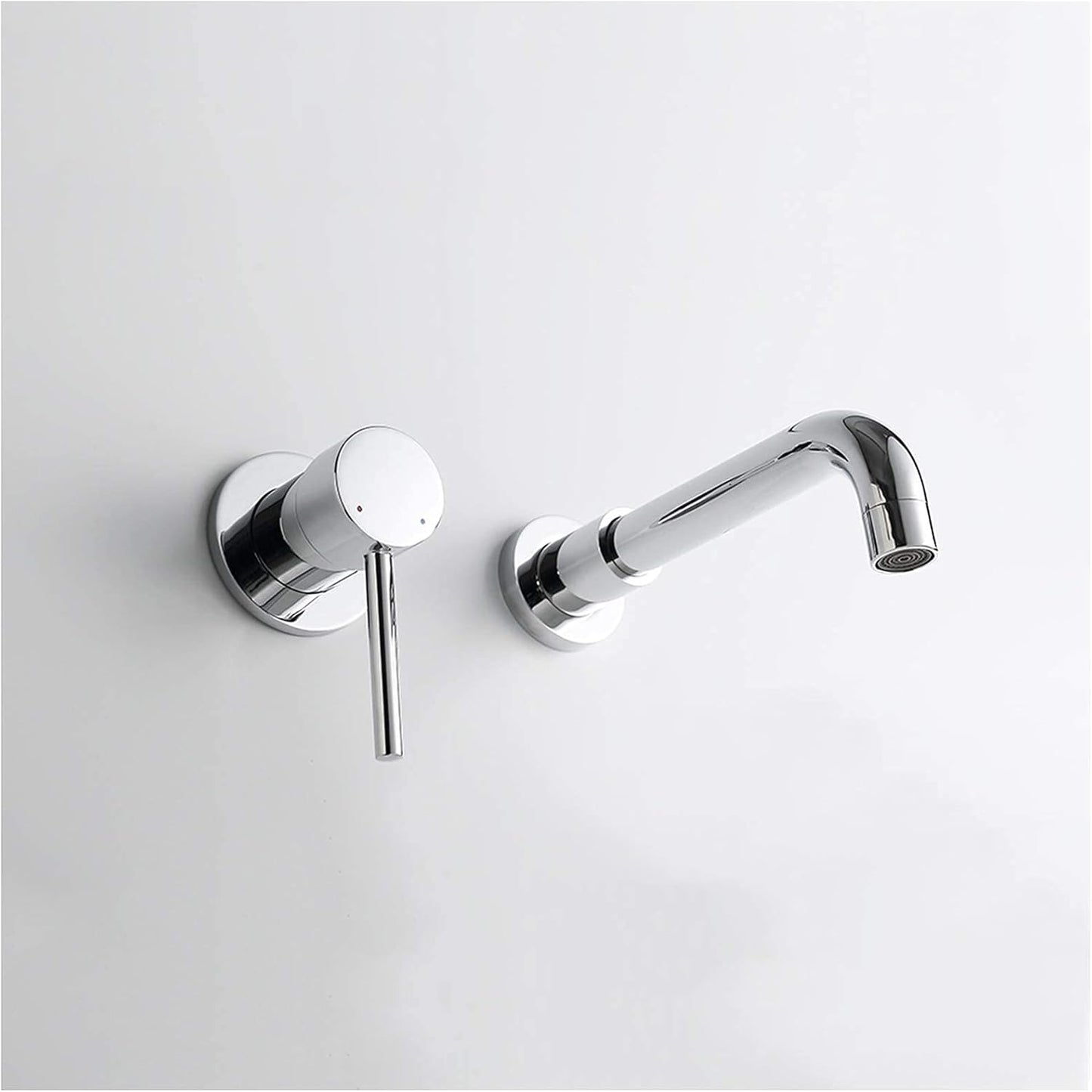 Siamese Round Vessel Sink, White