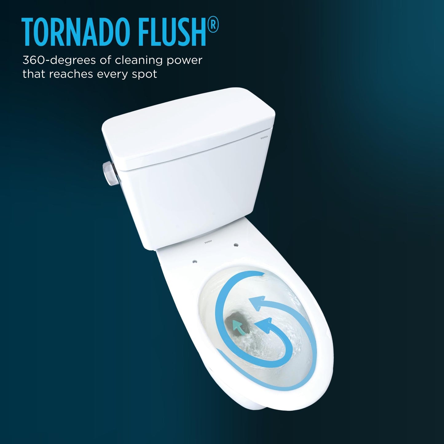 TOTO Drake Toilet – 1.28 GPF, White