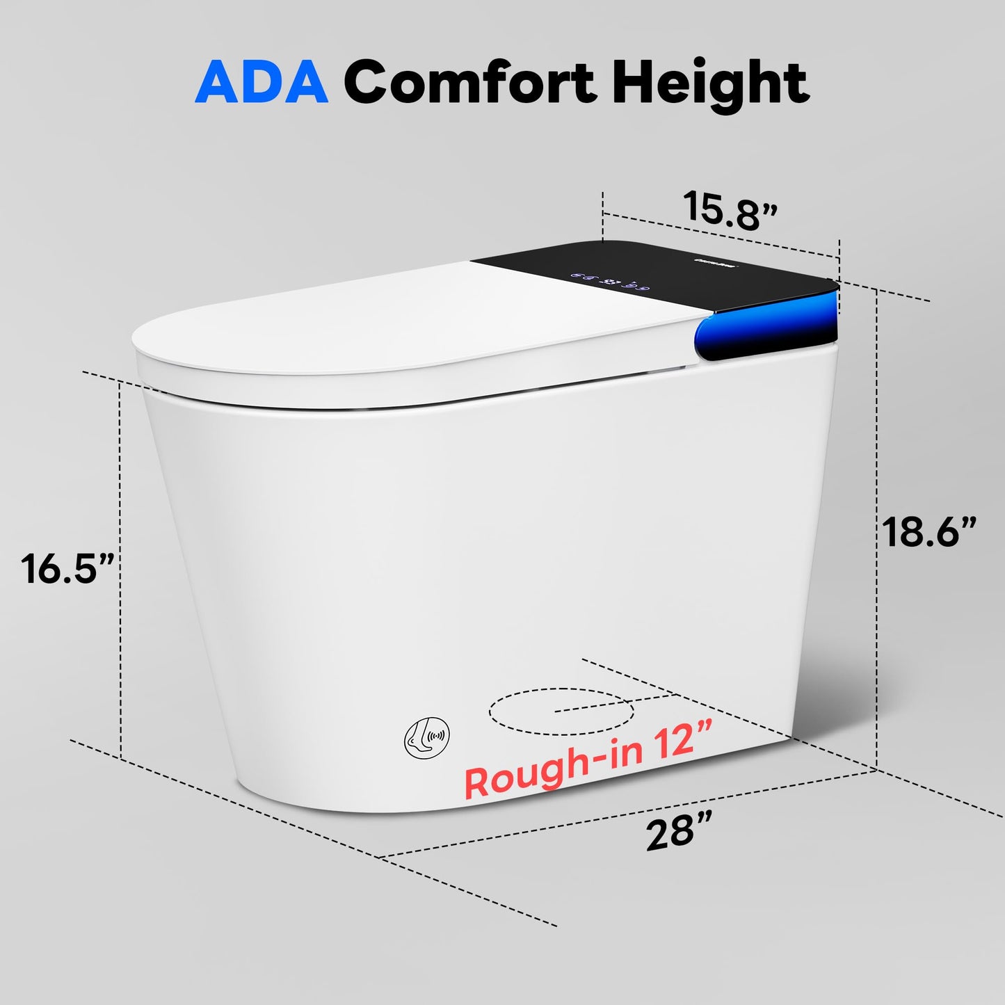 Casta Diva Smart Toilet – ADA Height
