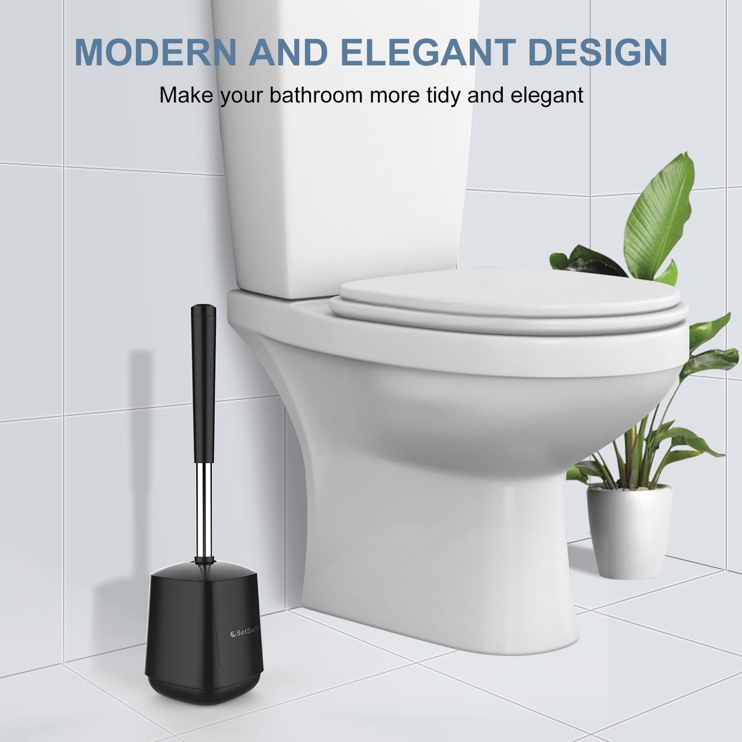 SetSail Toilet Brush – Black