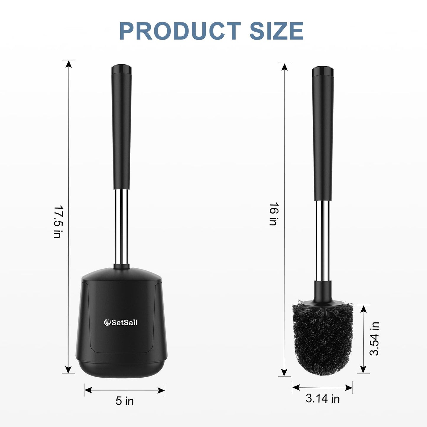 SetSail Toilet Brush – Black