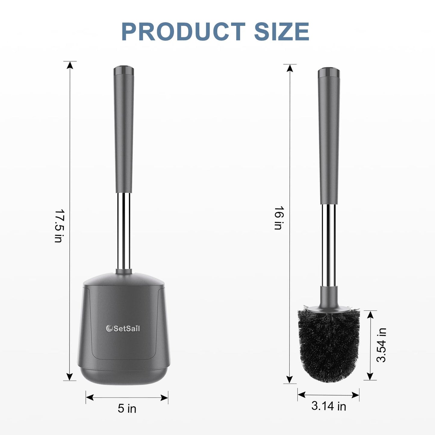 SetSail Toilet Brush – Black