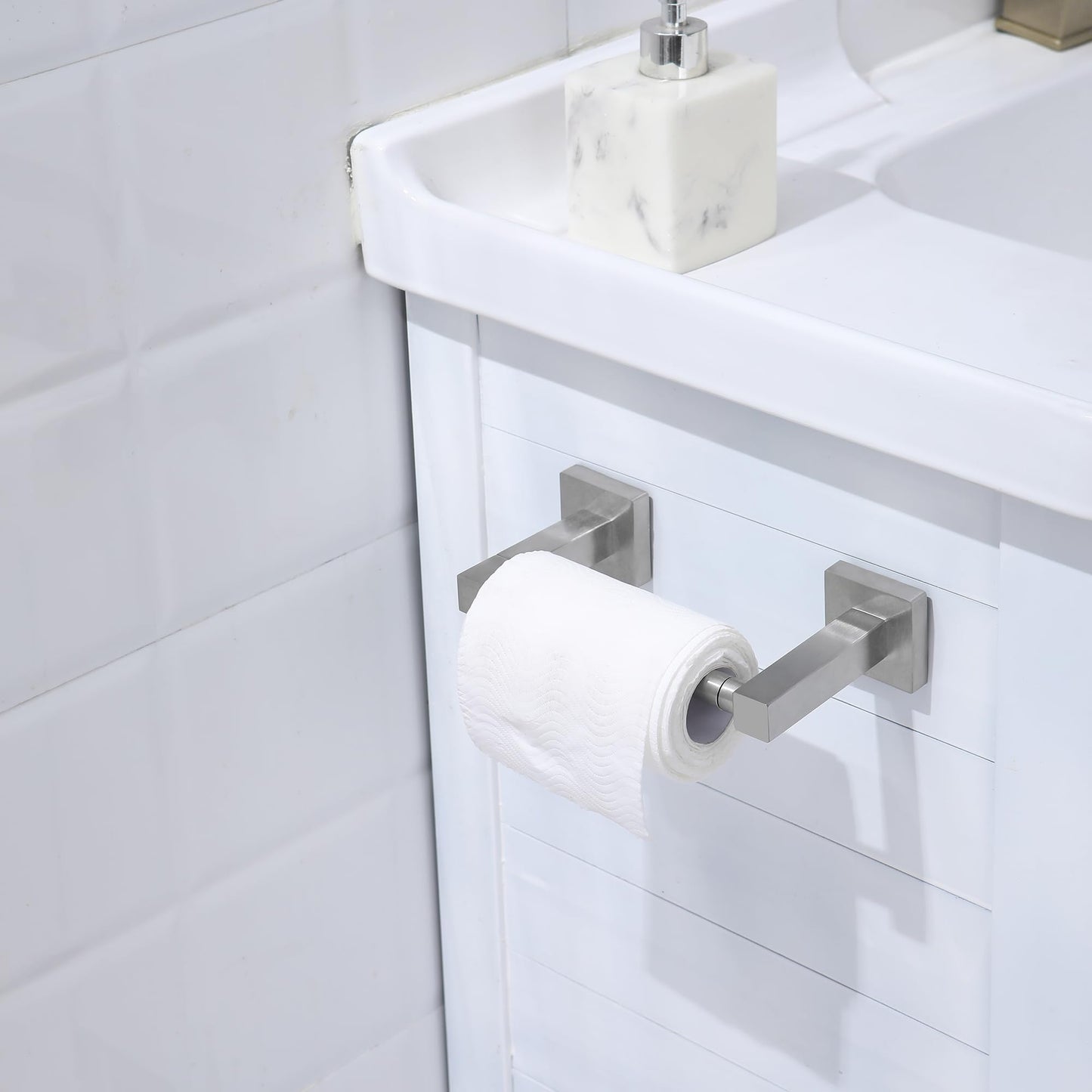 Brushed Gold Wall-Mount Toilet Paper Holder