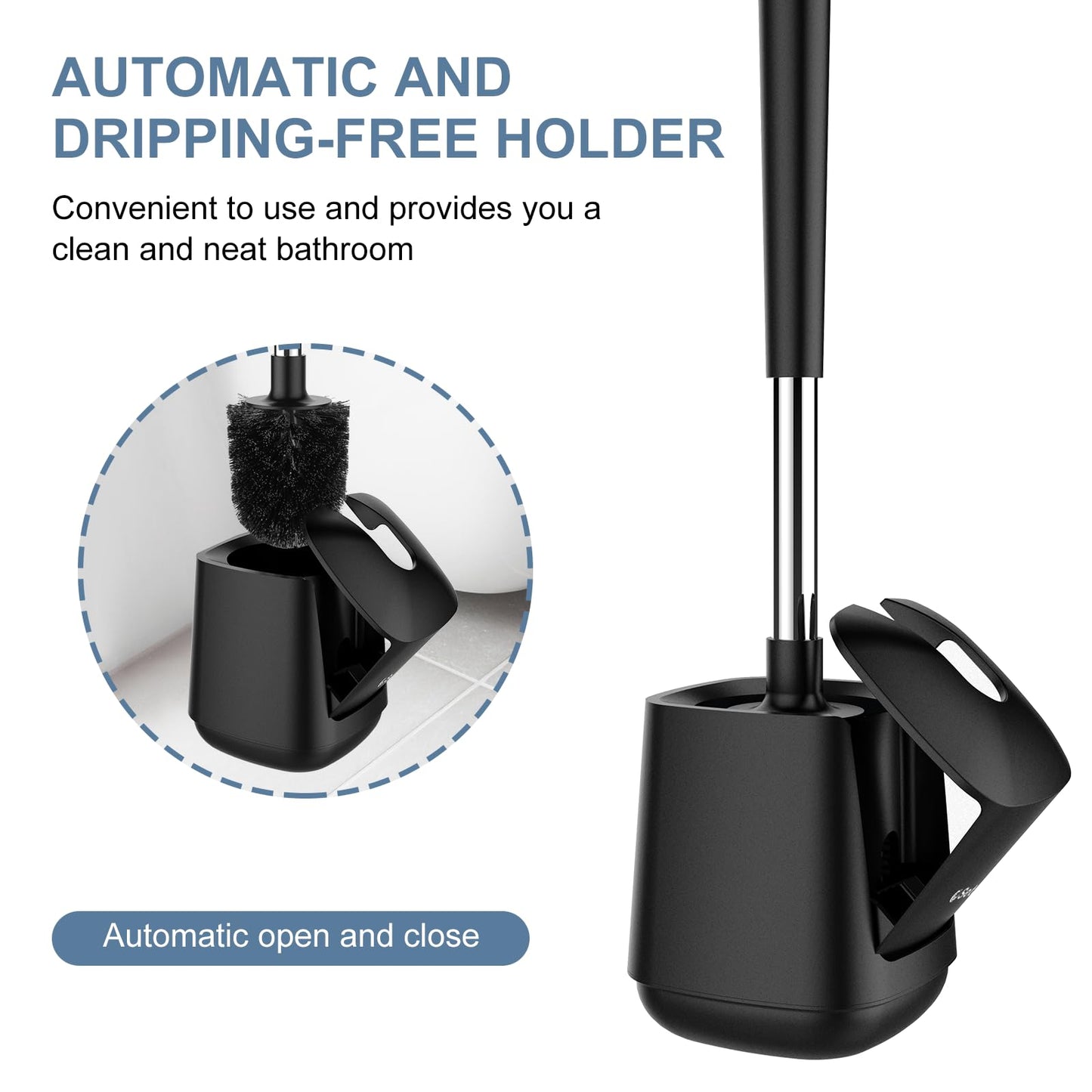 SetSail Toilet Brush – Black