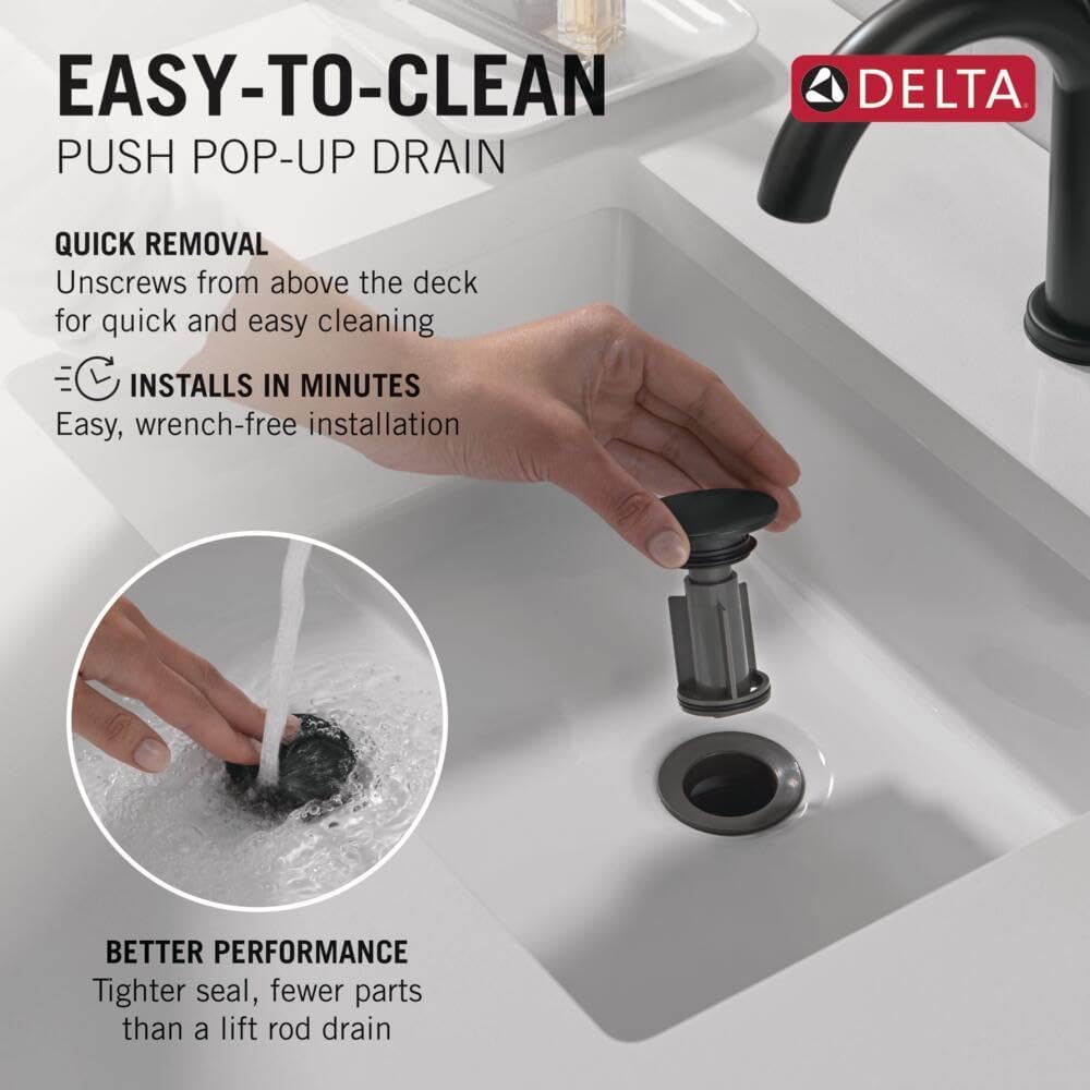 Delta Nicoli Matte Black Faucet
