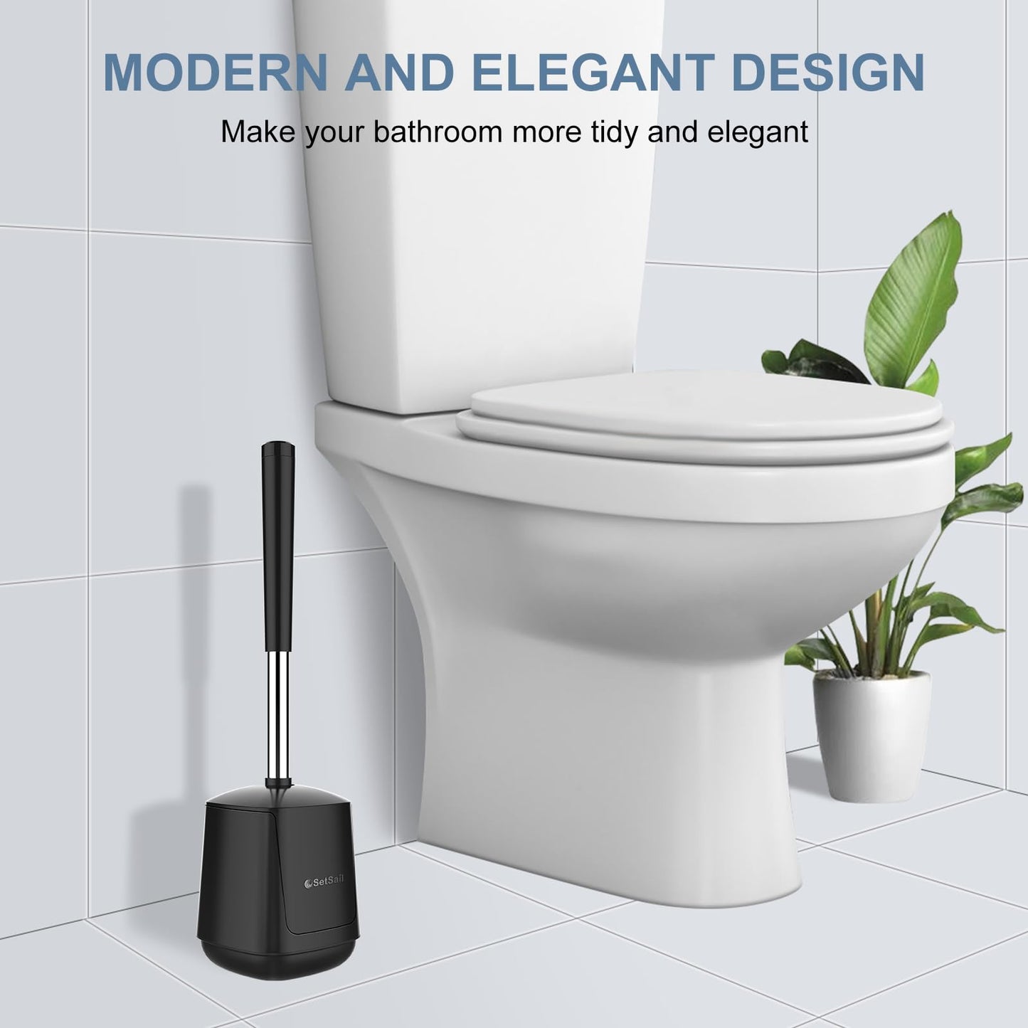 SetSail Toilet Brush – Black