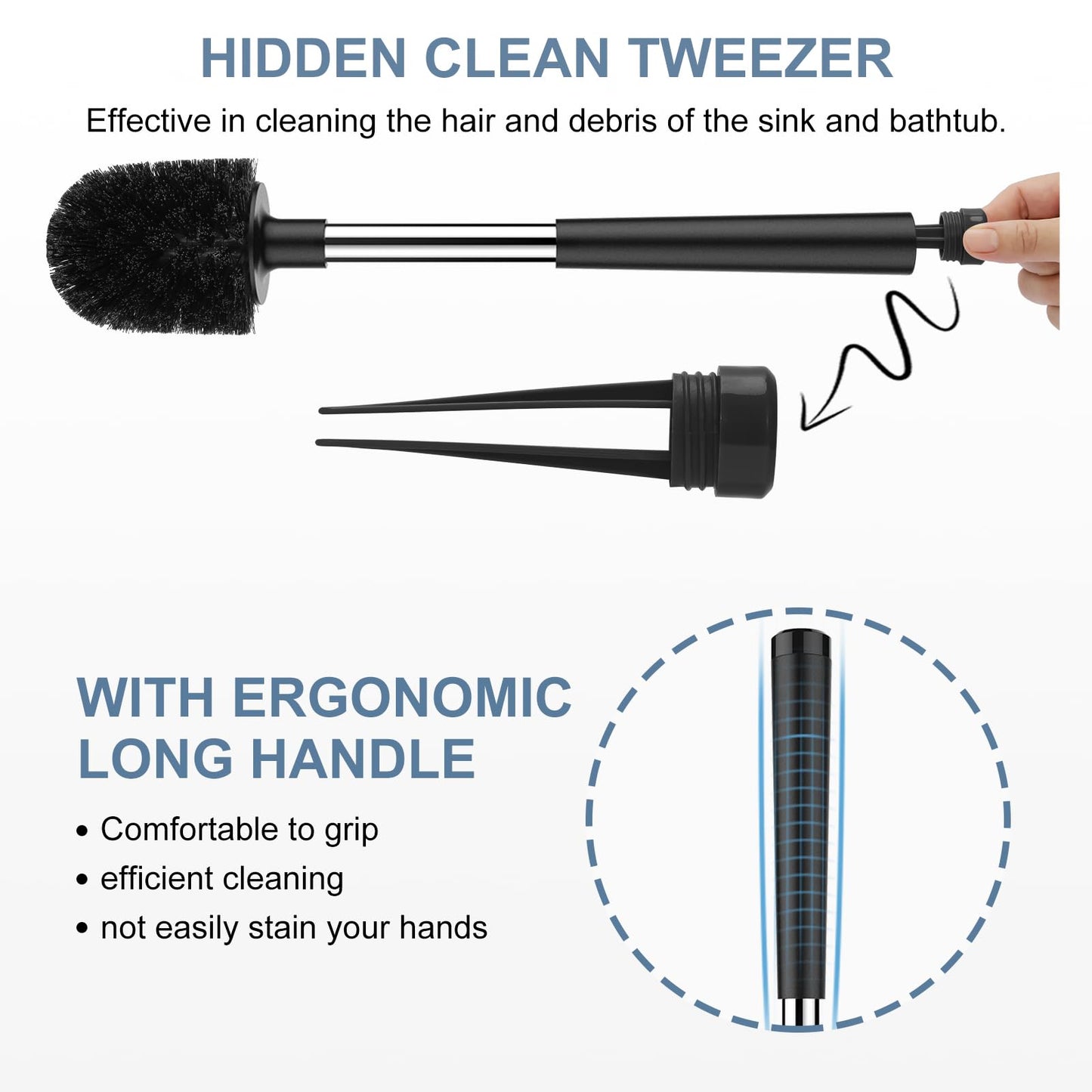 SetSail Toilet Brush – Black