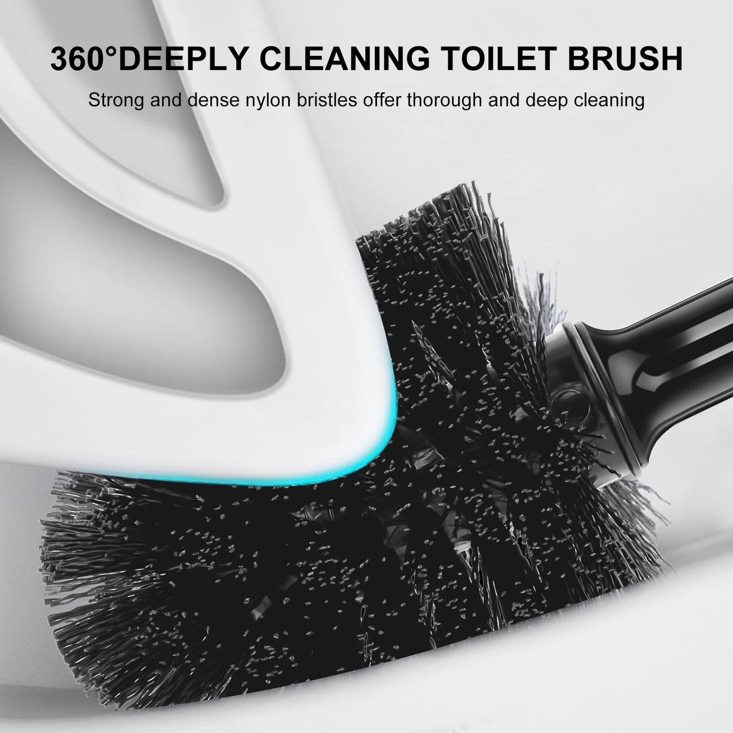 SetSail Toilet Brush & Plunger Combo, Black