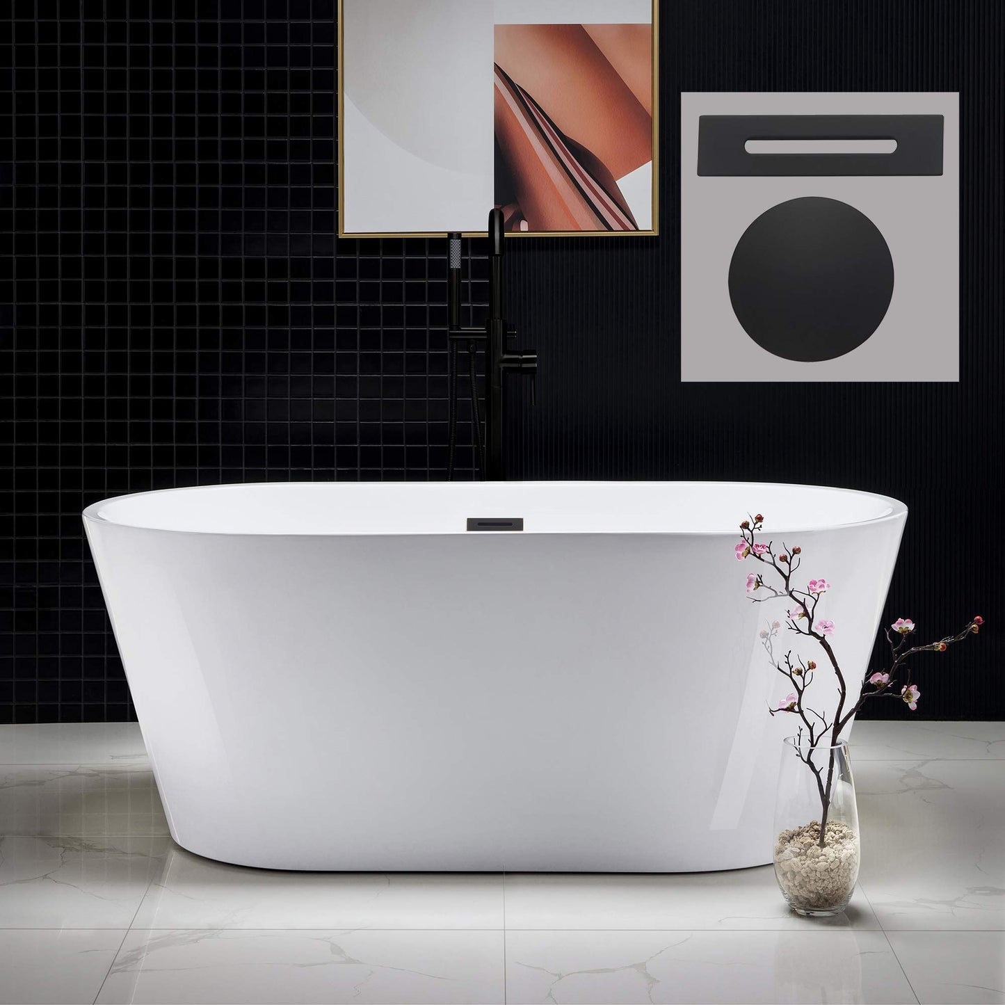 59" WOODBRIDGE Tub