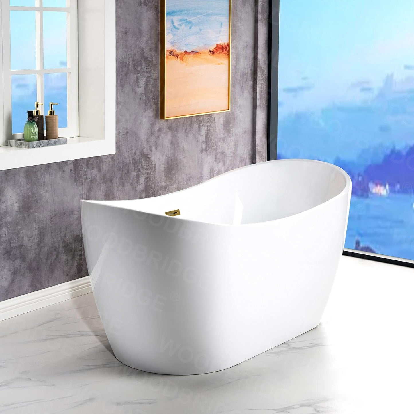 59" WOODBRIDGE Tub
