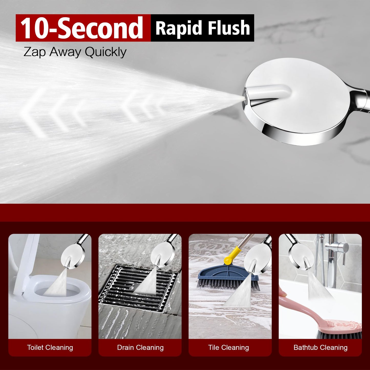 Brushed Gold Shower Set