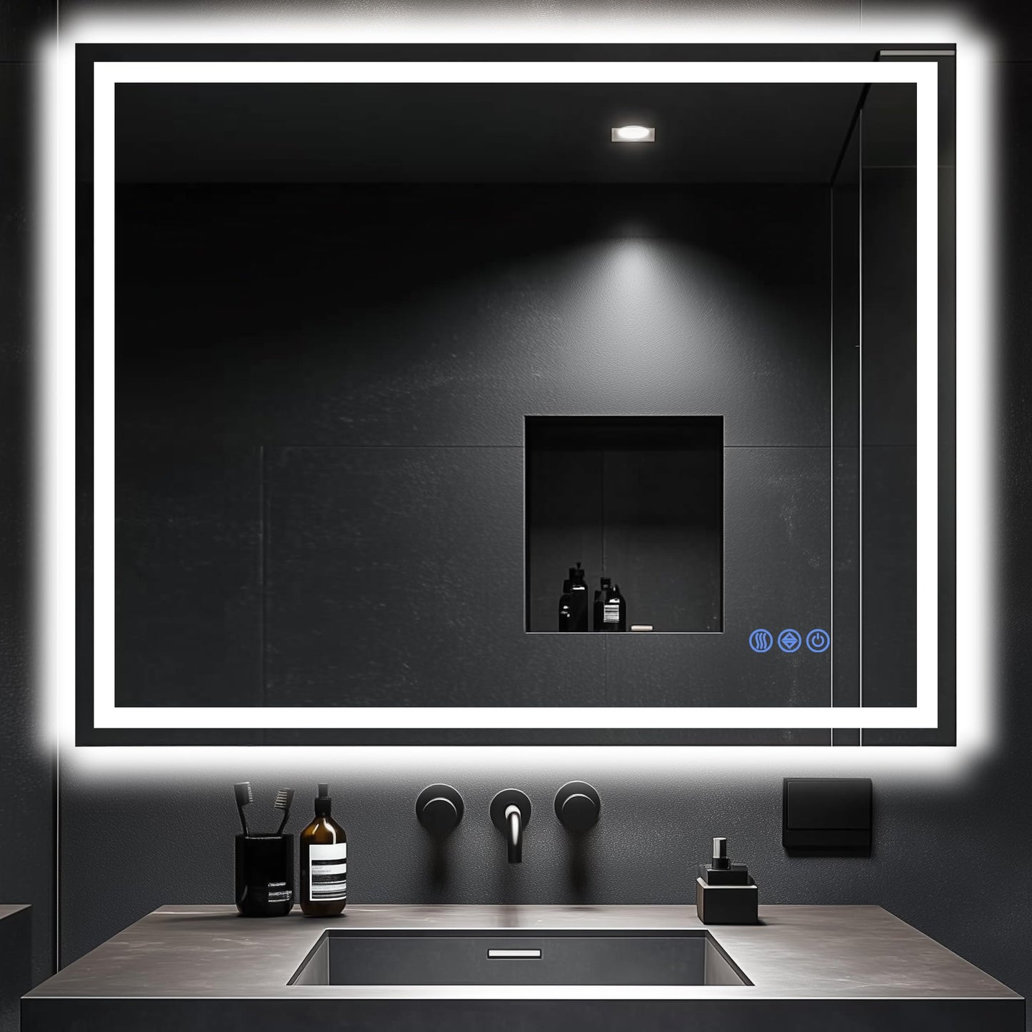 Antok 36x48 LED Bathroom Mirror
