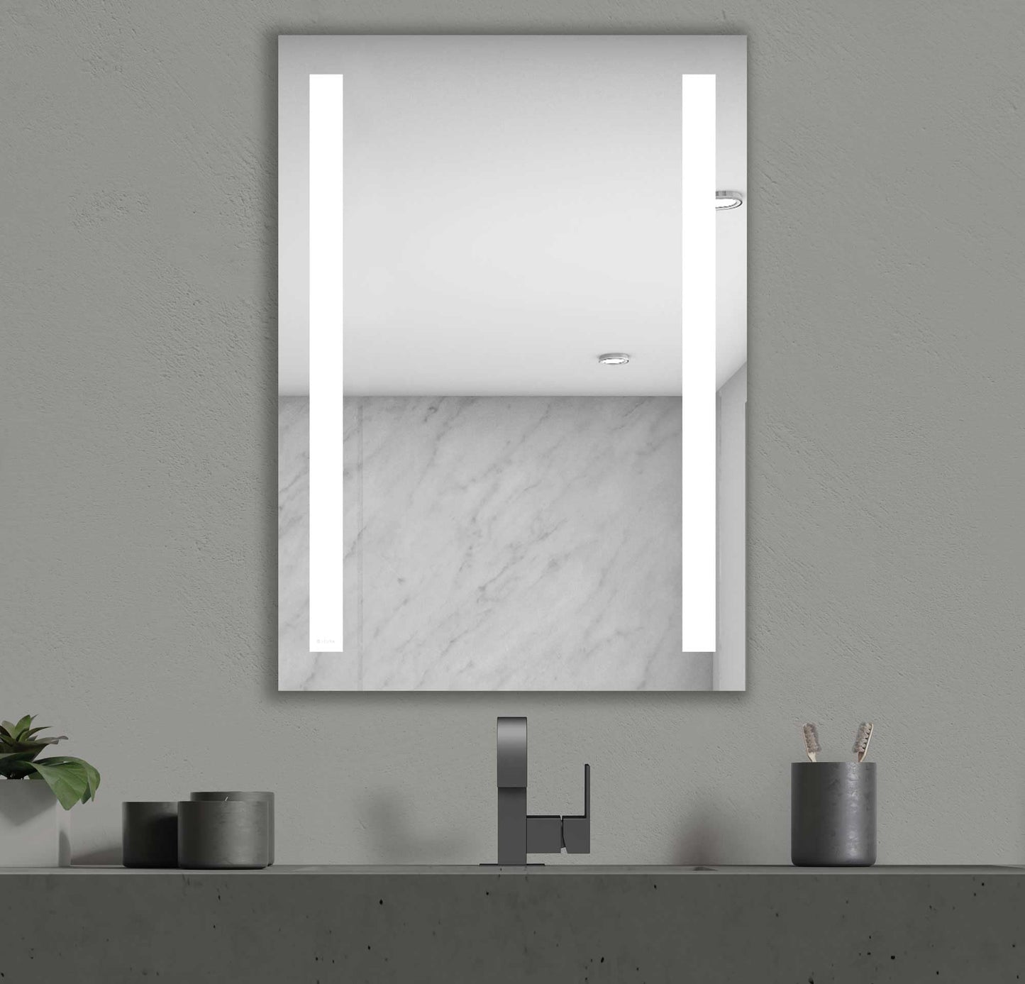 36x36" LED Lighted Bathroom Mirror