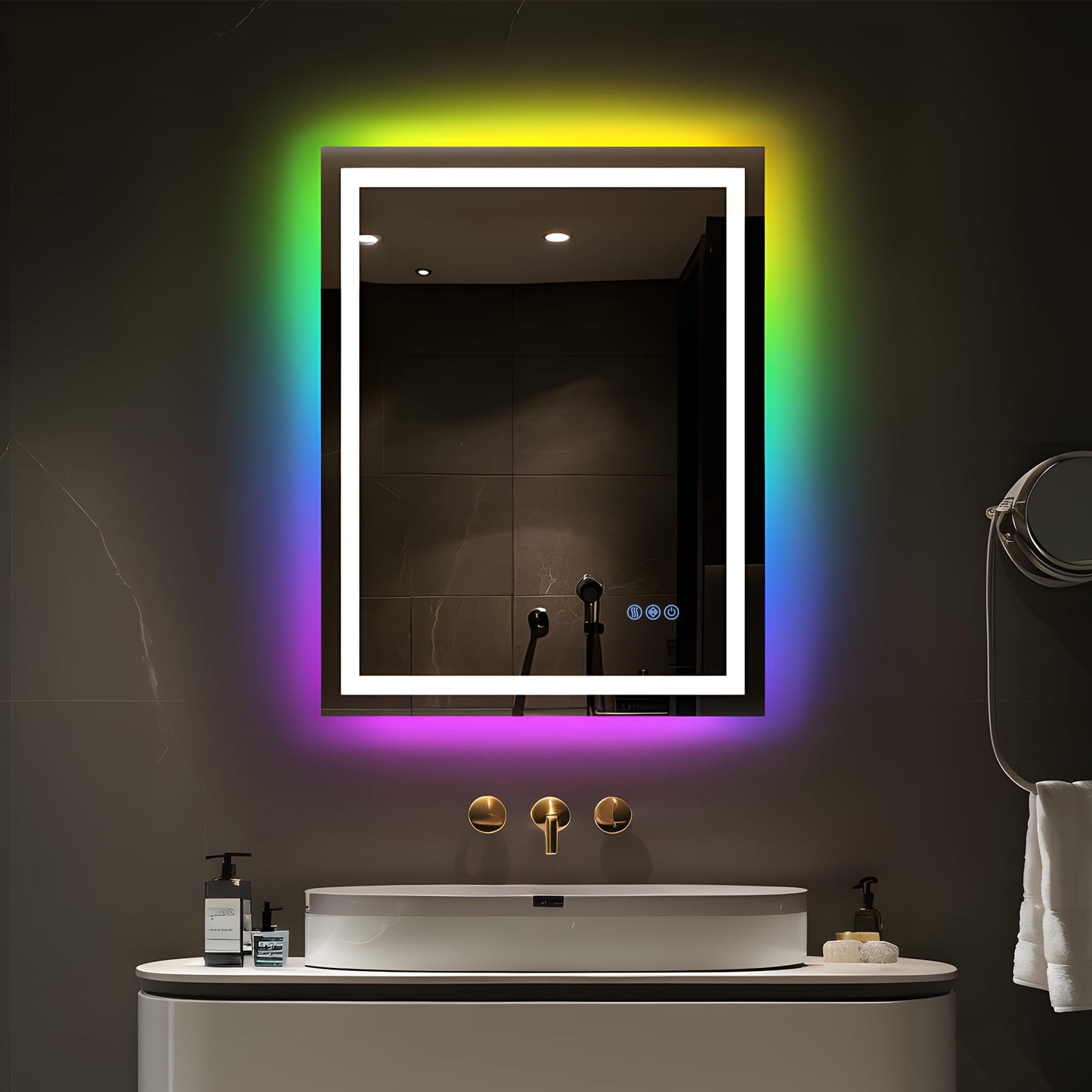 Antok 36x48 LED Bathroom Mirror
