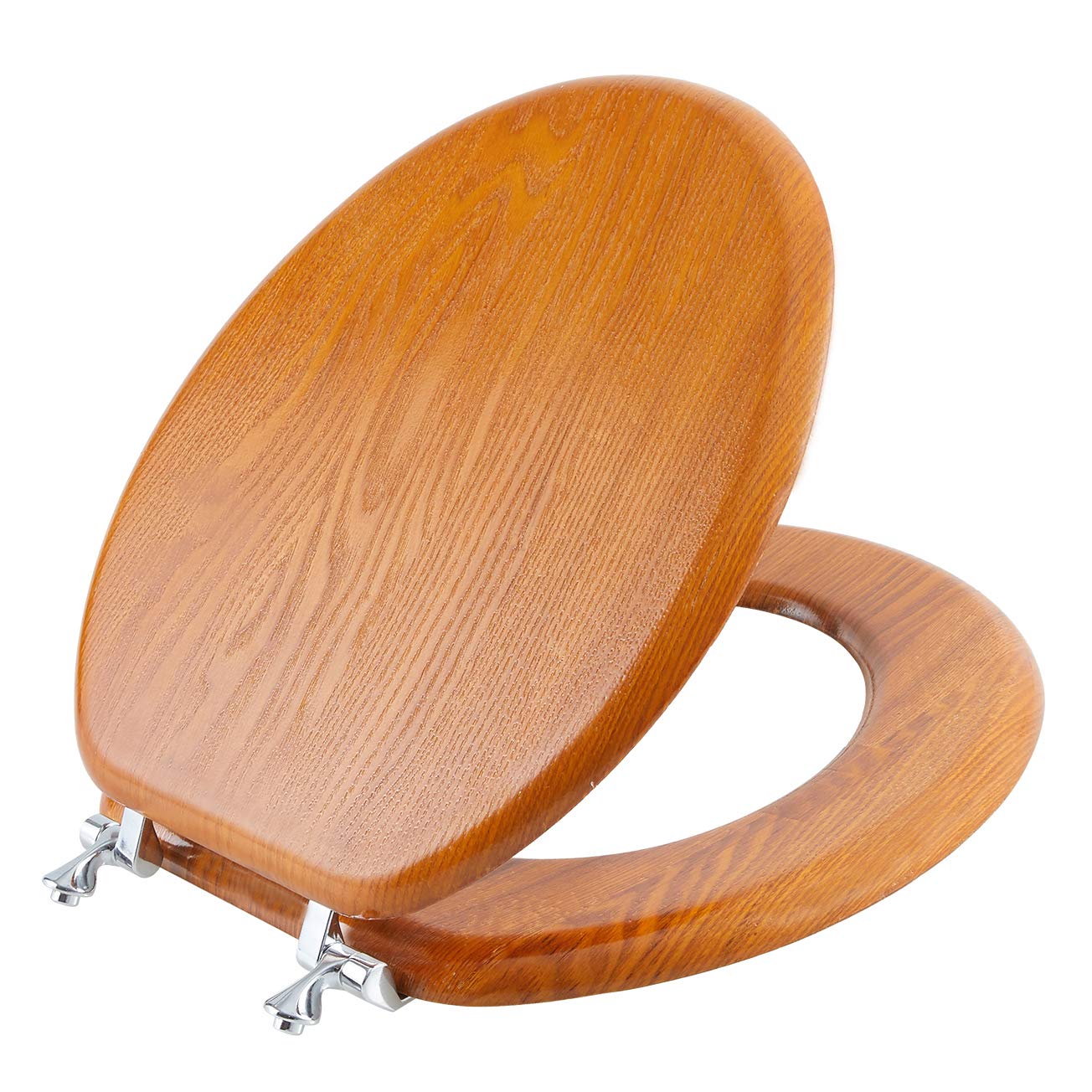Angel Shield Wood Toilet Seat