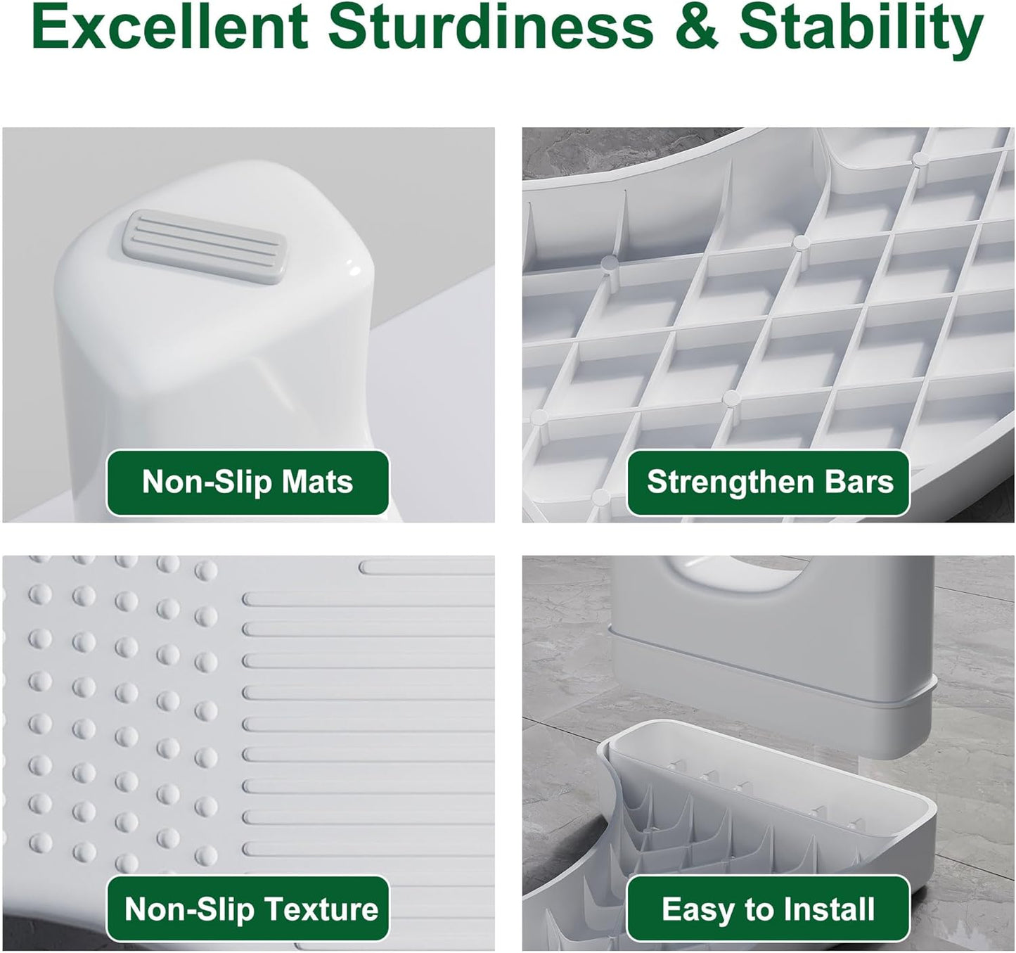 Squat Toilet Stool – Non-Slip