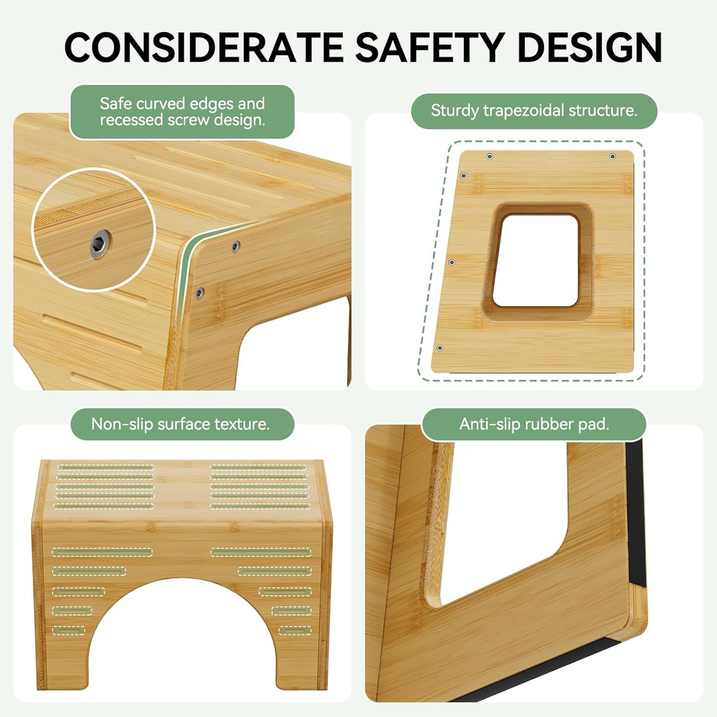 Toddler Toilet Stool – 3-in-1, 9"