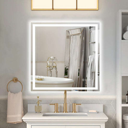 110x40" LED Bathroom Mirror