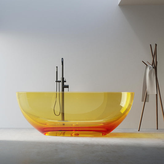 71" Stone Bathtub - Grey