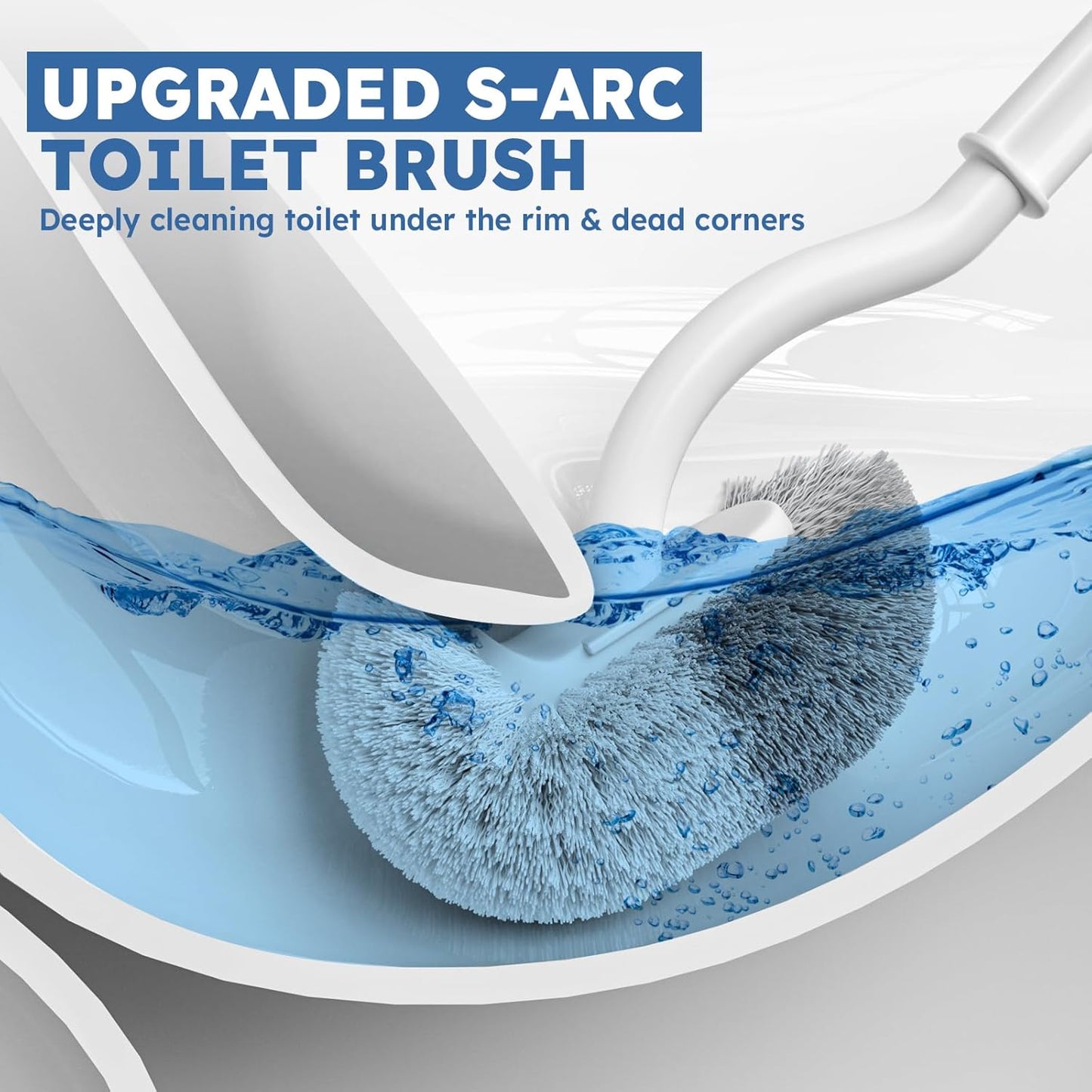 2-Pack Toilet Brush Set – White