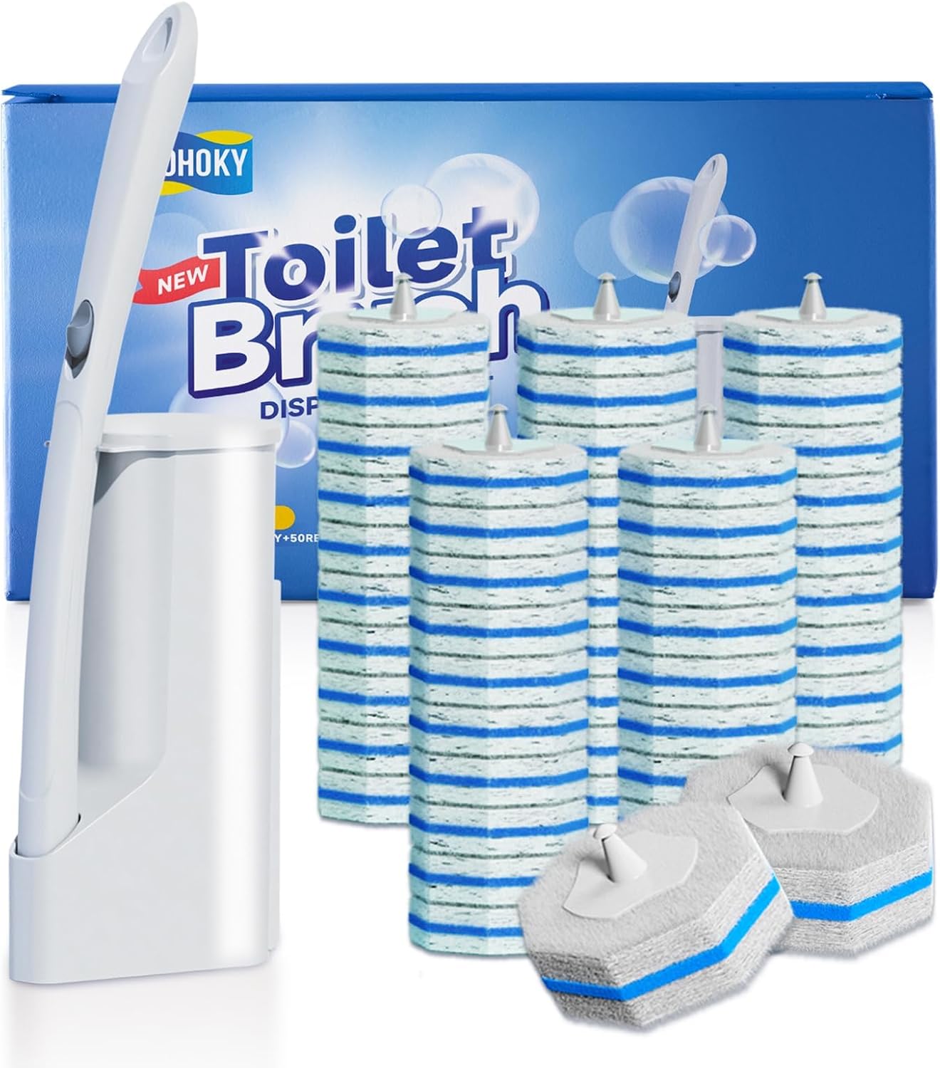 Toilet Brush Kit – 50 Refills
