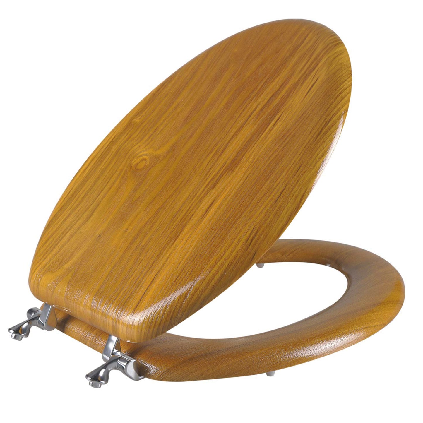 Angel Shield Wood Toilet Seat