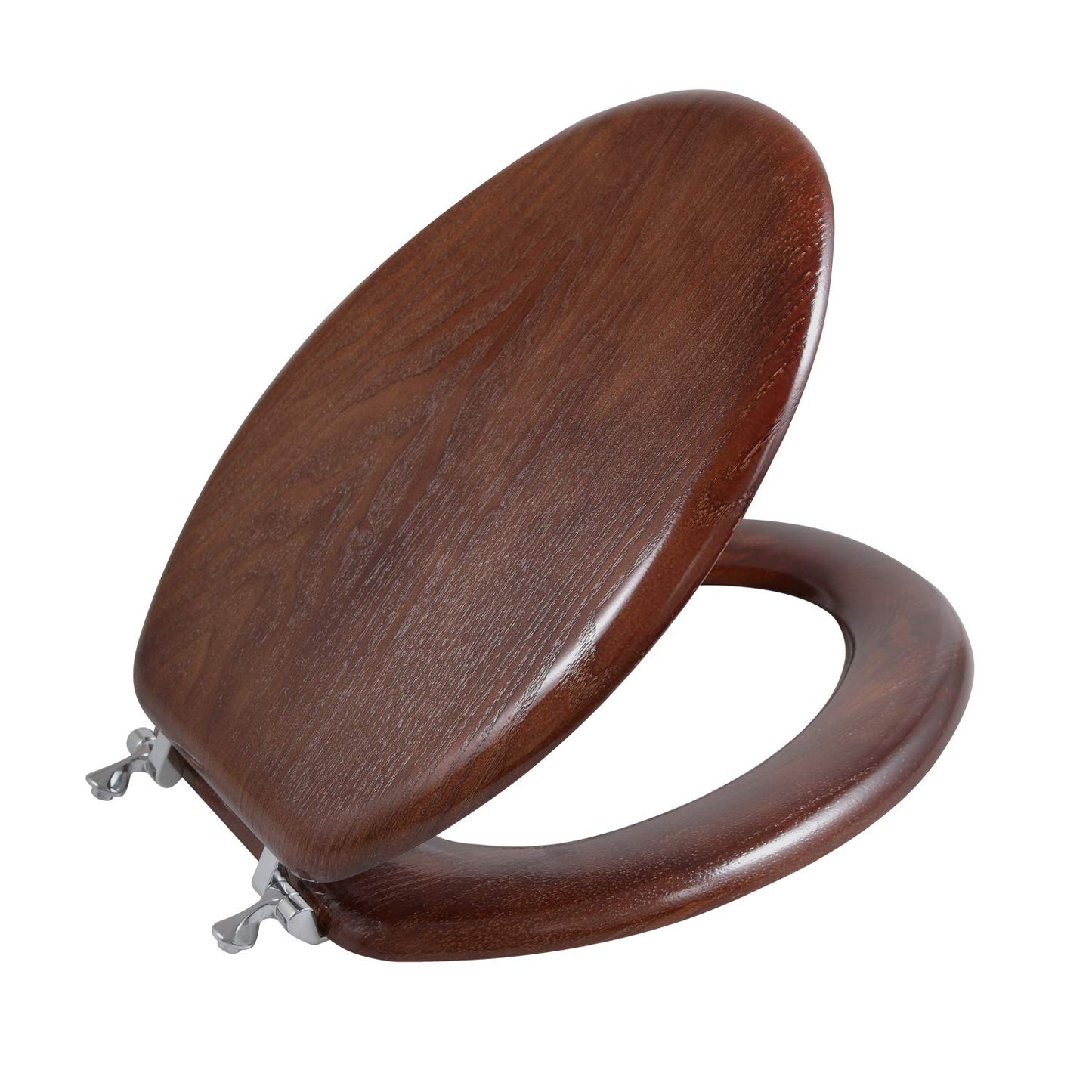 Angel Shield Wood Toilet Seat