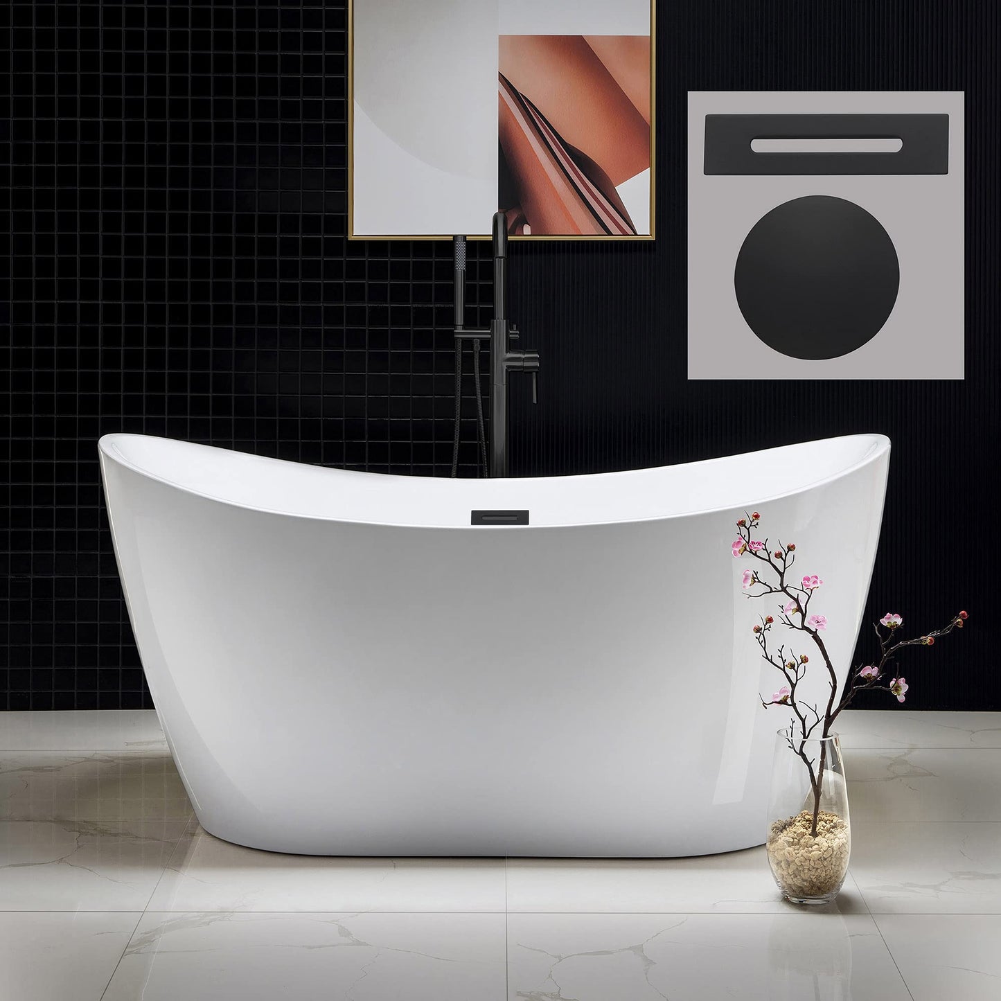 59" WOODBRIDGE Tub