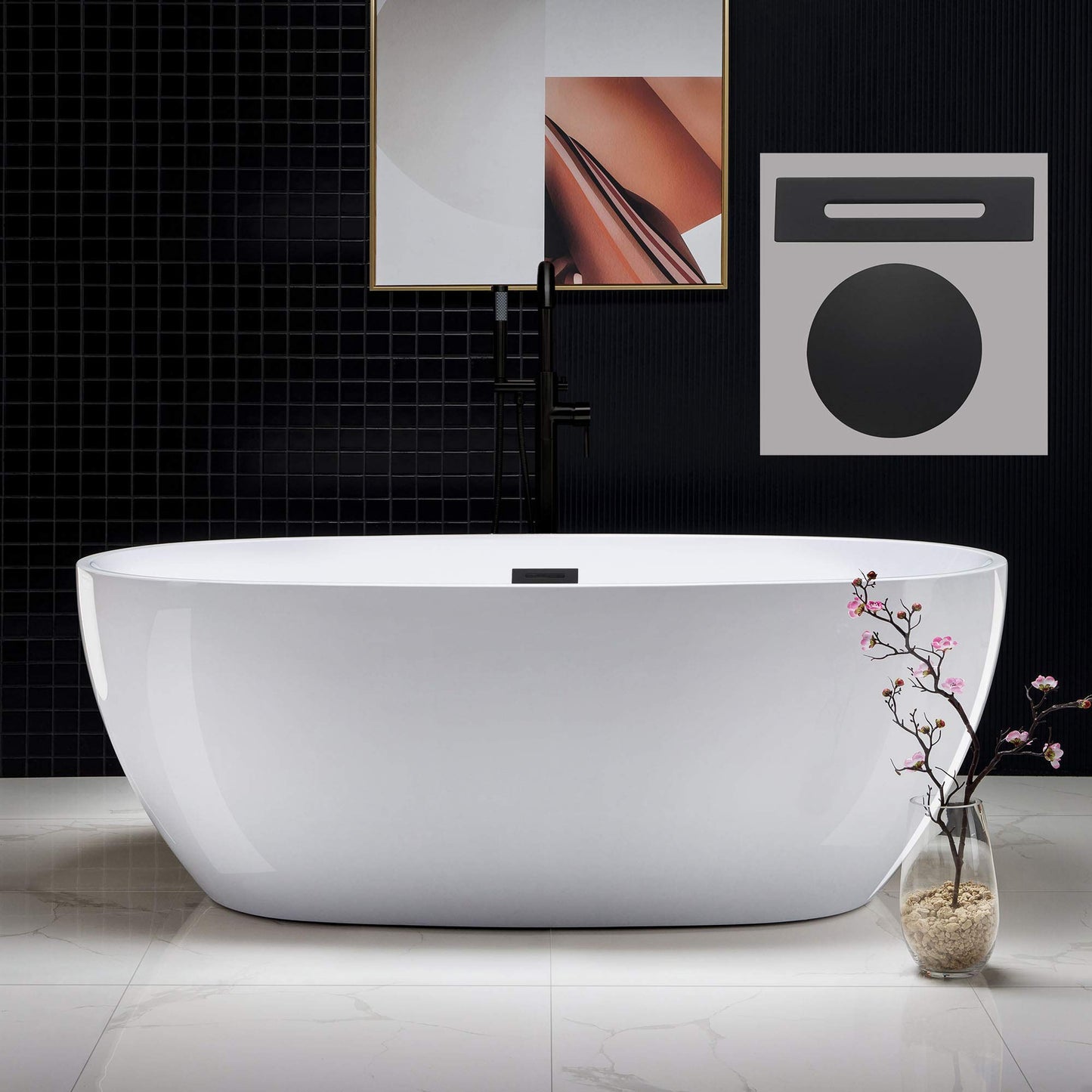 67" WOODBRIDGE Tub