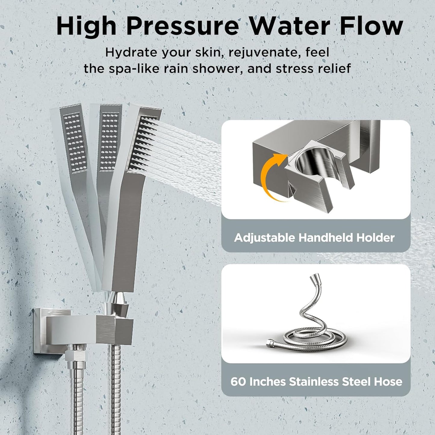 4-Jet Shower System – Brushed Nickel