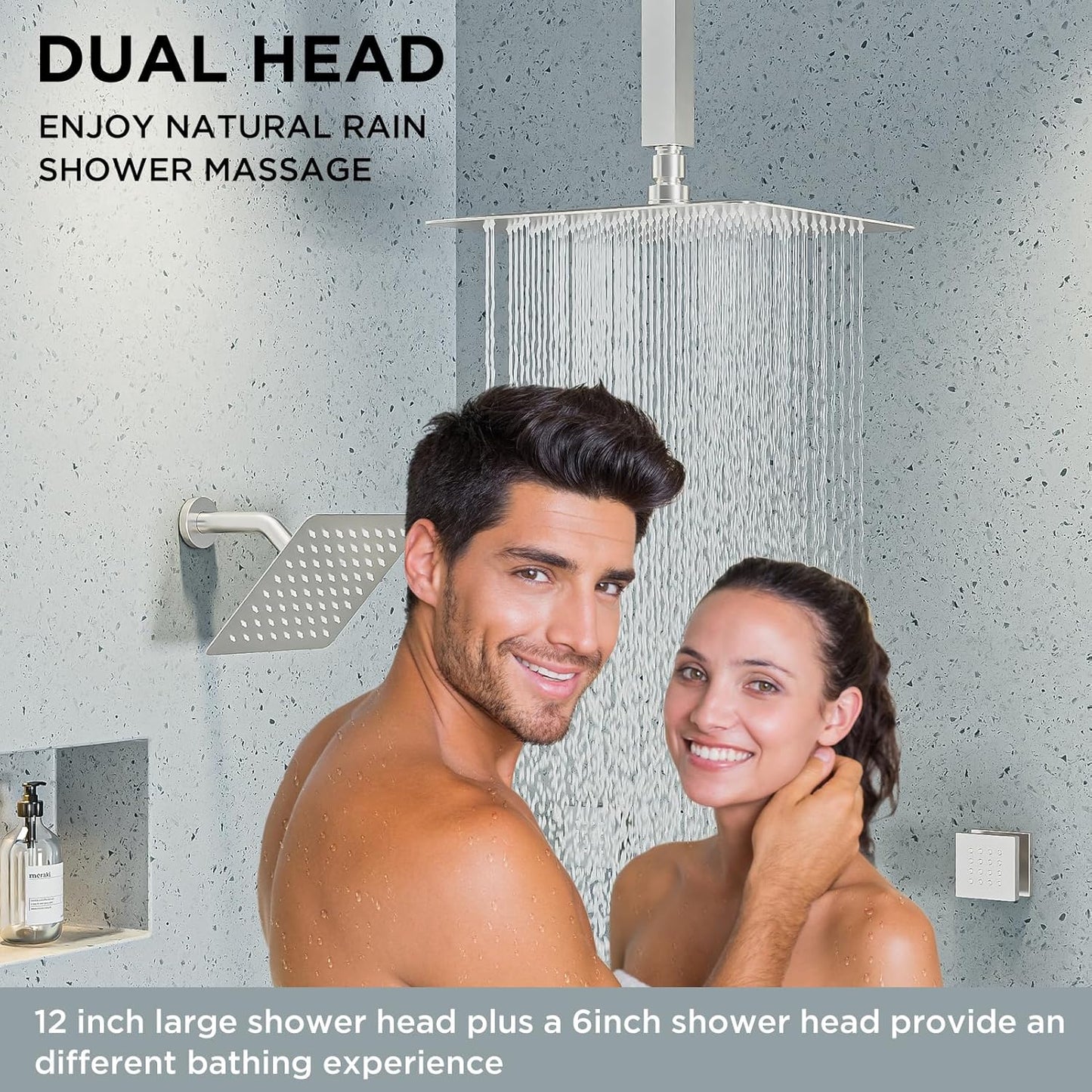 4-Jet Shower System – Brushed Nickel