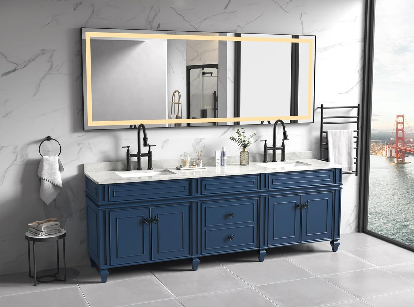 96x36 LED Mirror – Touch Control