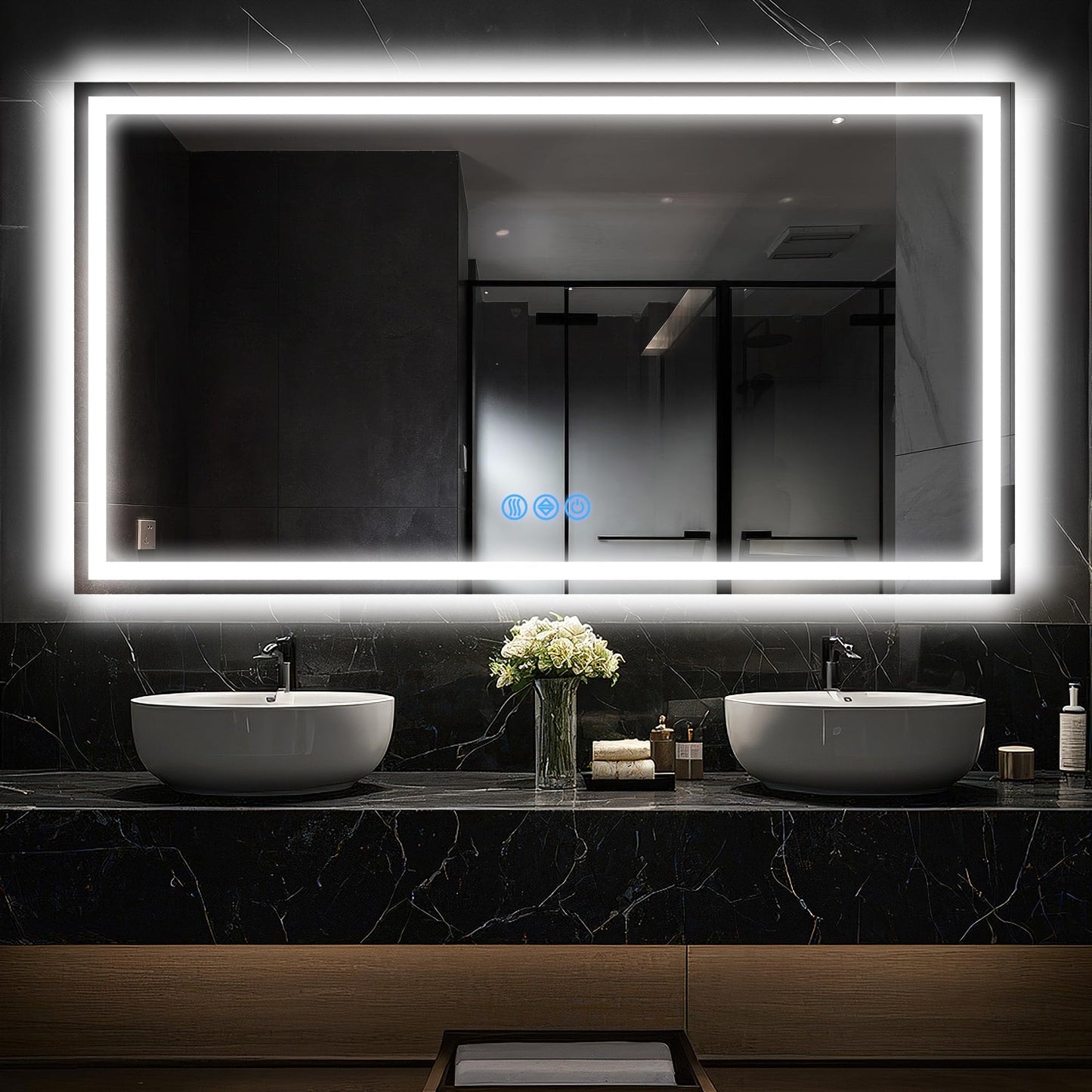 Antok 36x48 LED Bathroom Mirror