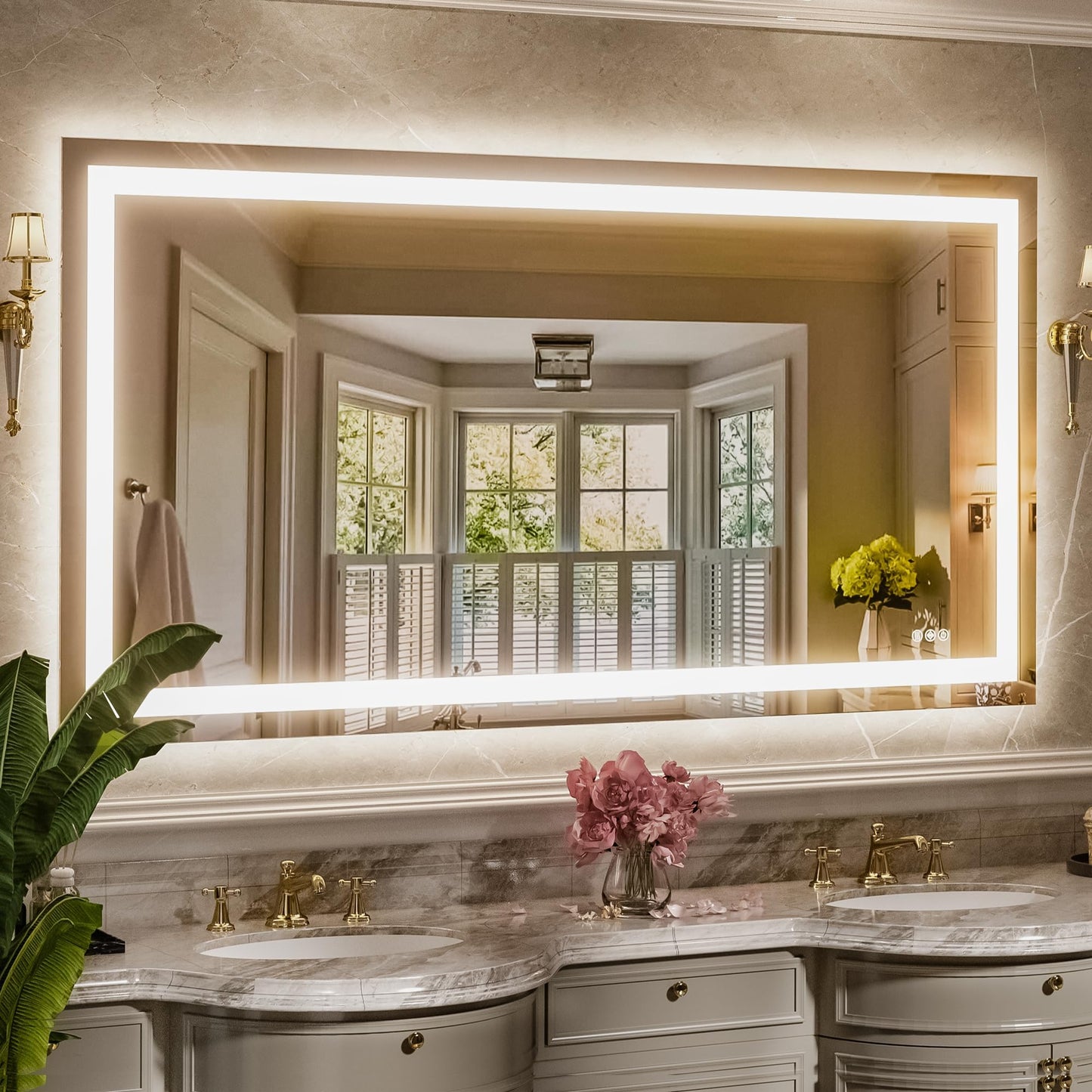 Antok 36x48 LED Bathroom Mirror