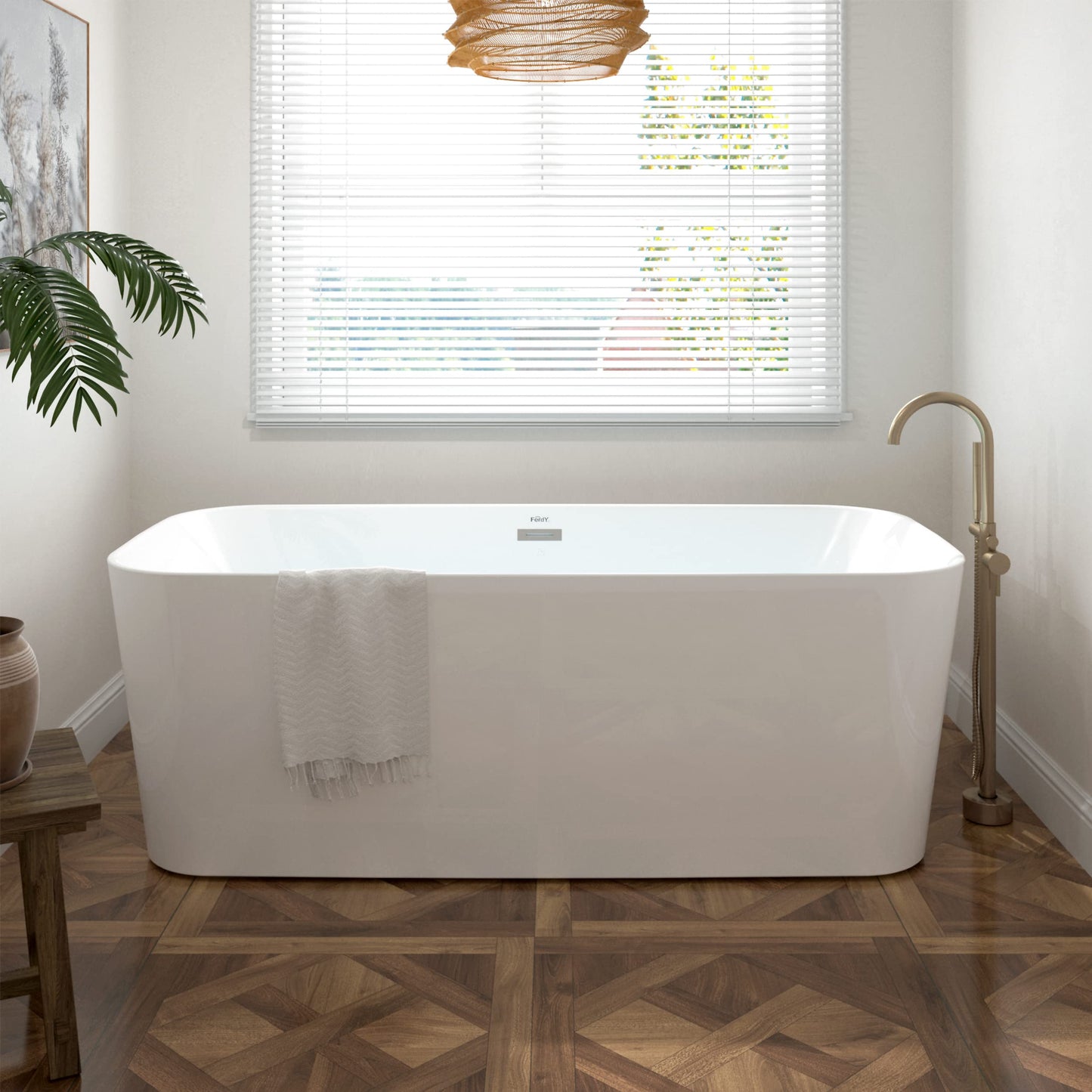 67" FerdY Maui Acrylic Tub