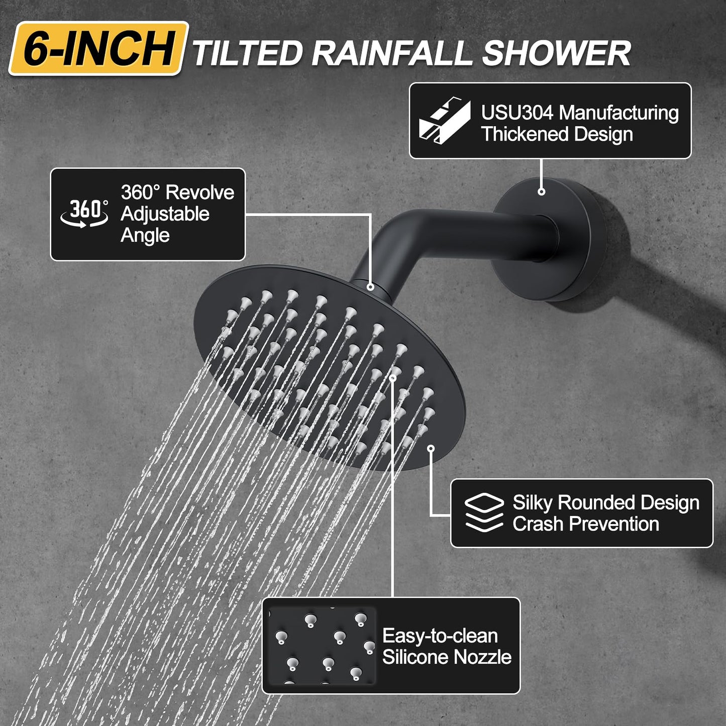 Brushed Nickel Shower Set