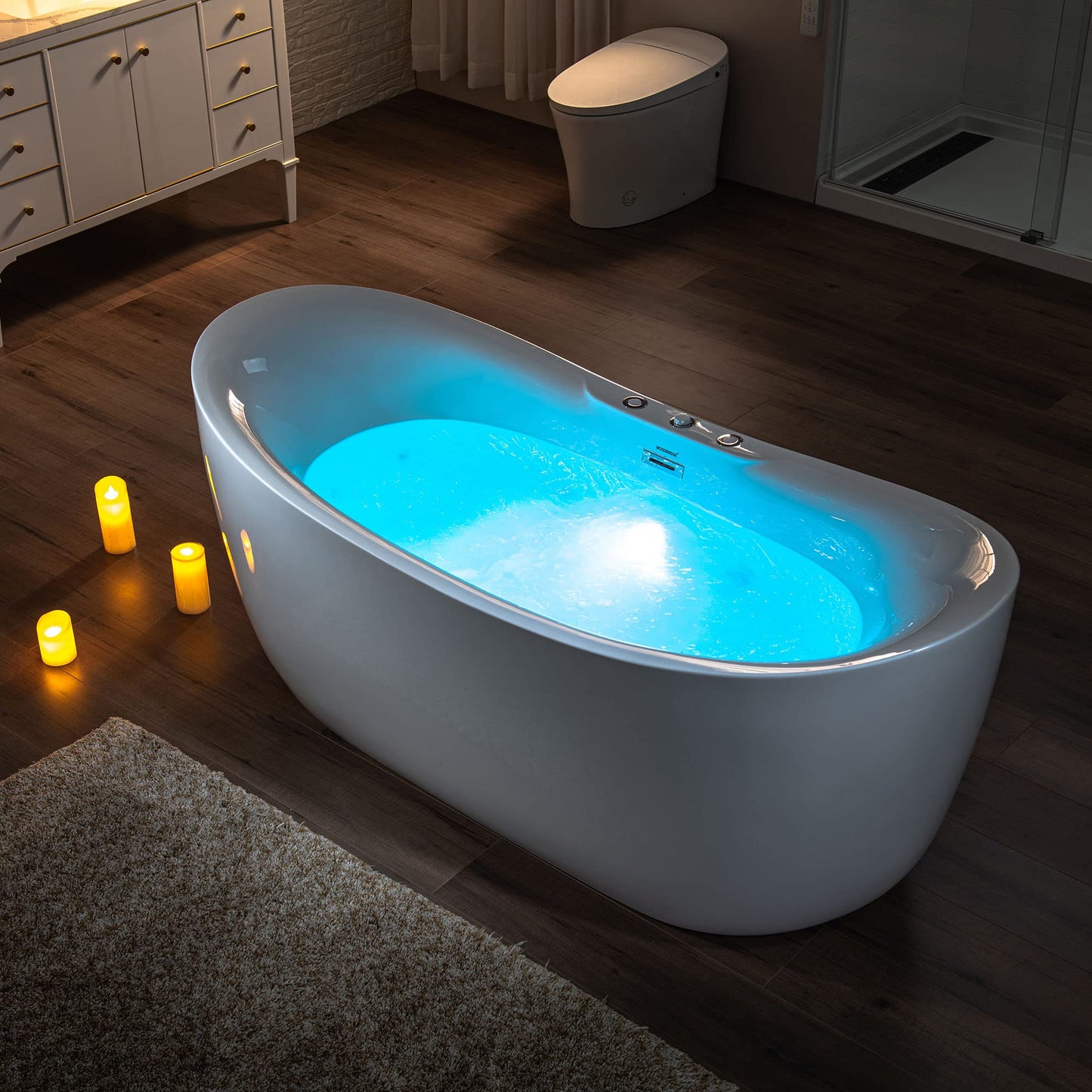 72" WOODBRIDGE Whirlpool Tub