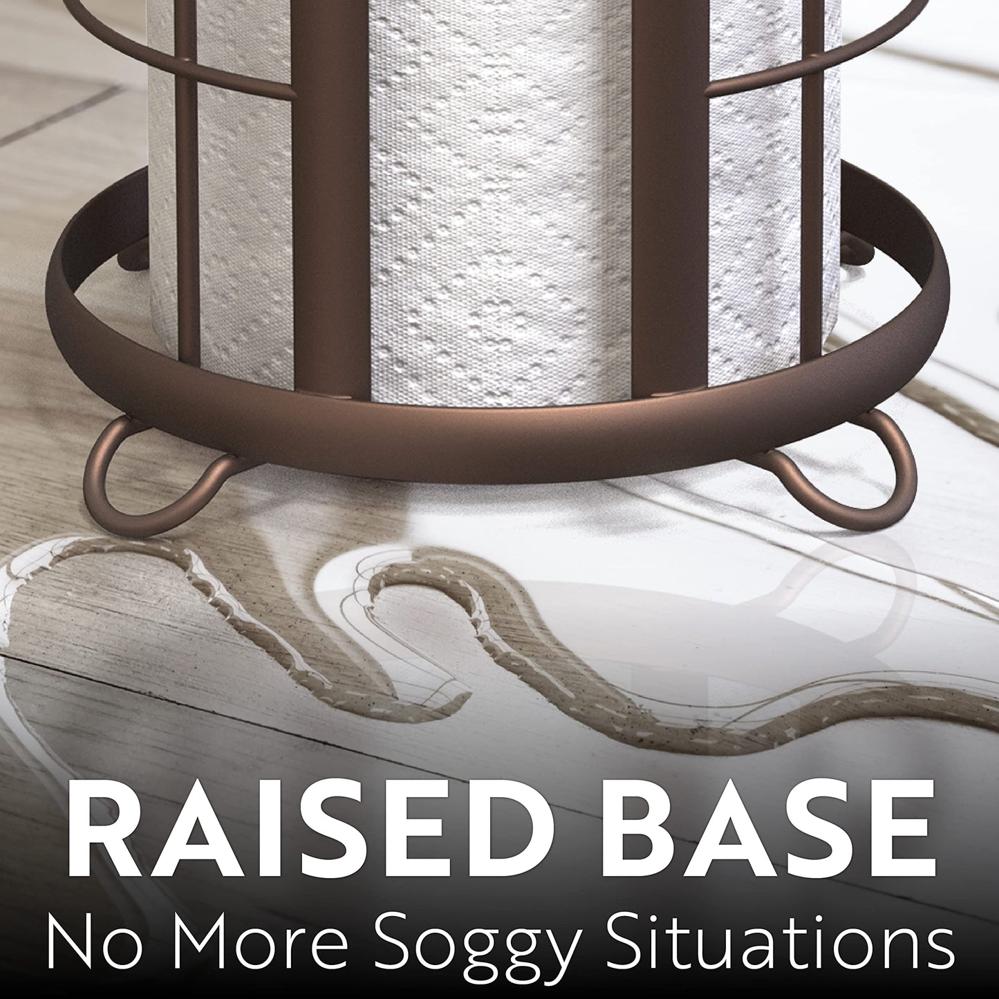 BROOKSTONE Chrome Toilet Paper Holder