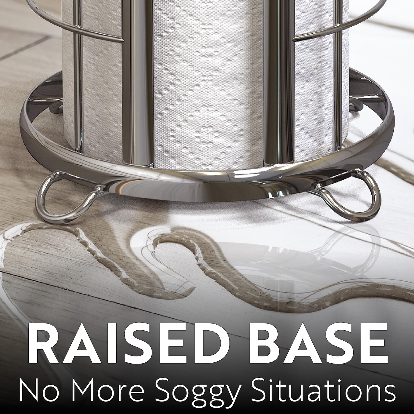 BROOKSTONE Chrome Toilet Paper Holder