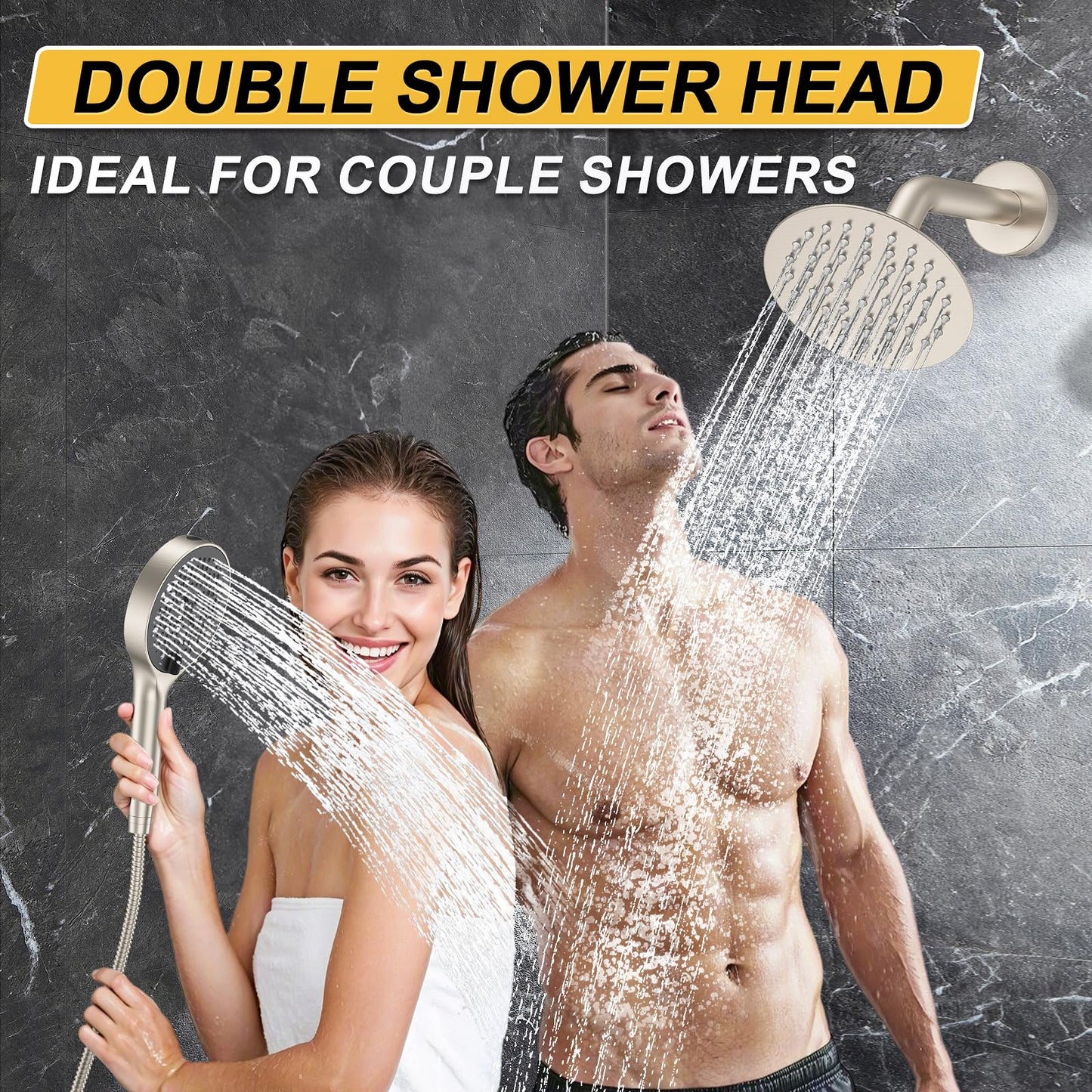 Brushed Nickel Shower Set