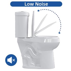 21" ADA Toilet – Dual Flush, White