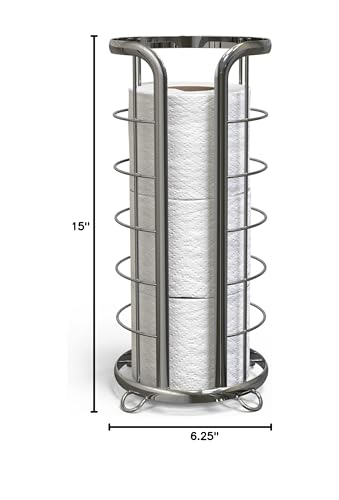 BROOKSTONE Chrome Toilet Paper Holder